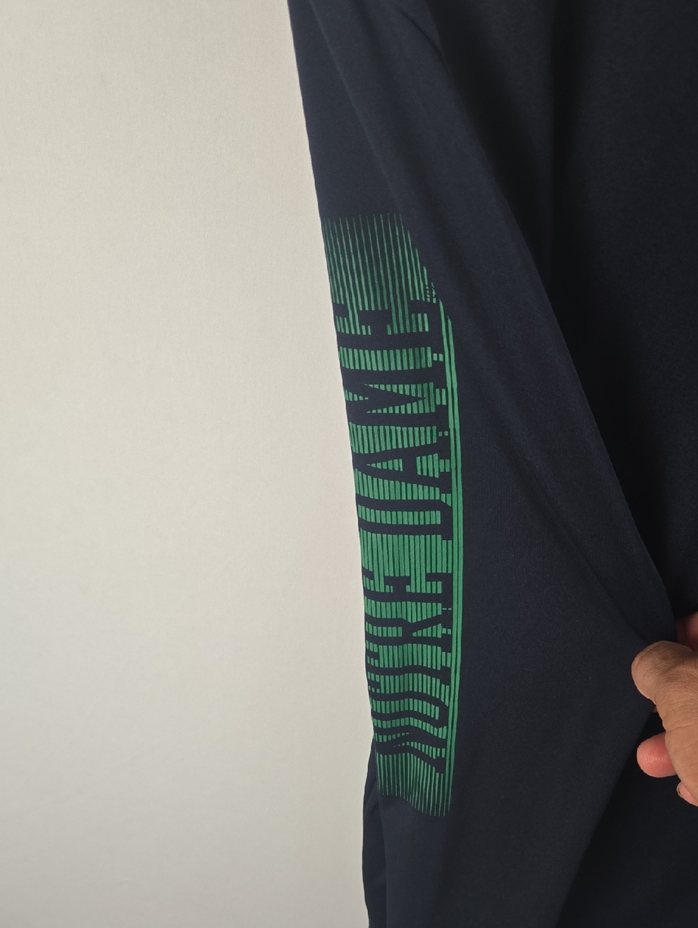 Colosseum Youth Notre Dame Fighting Irish Navy Blue Quarter-Zip Hoodie L 14/16 - Picture 3 of 8